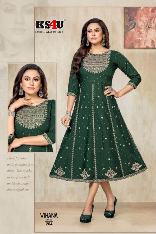 Ks4u Vihana Vol 2 Fancy Designer Exclusive Kurti Collecttion